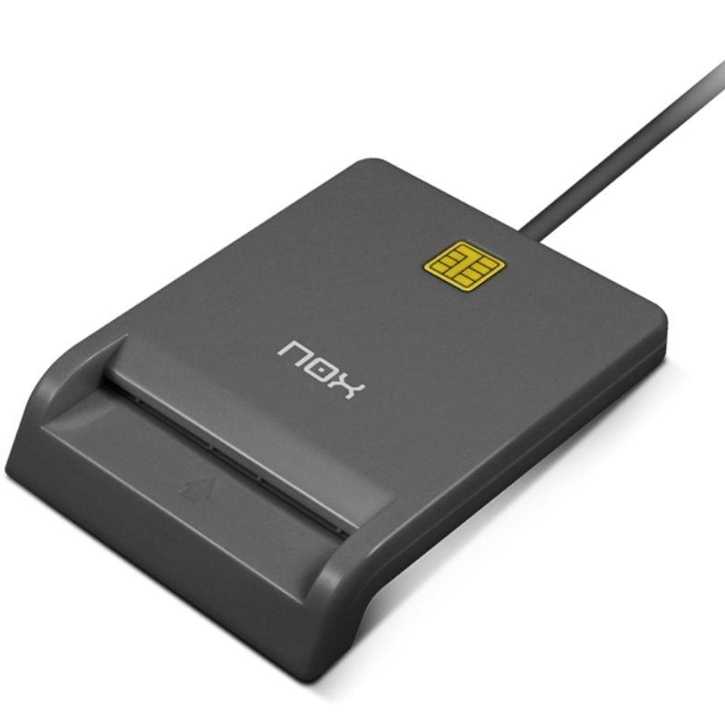 Lector de dni y tarjetas nox card id/ negro Lector de dni y tarjetas nox card id/ negro