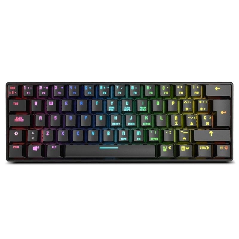 Teclado gaming mecánico inalámbrico krom kluster/ negro Teclado gaming mecánico inalámbrico krom kluster/ negro