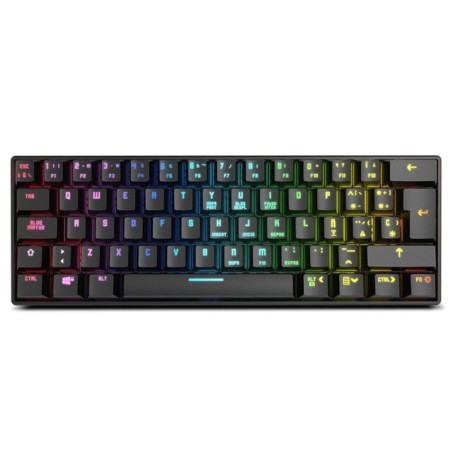 ph2KLUSTER h2h2RGB GAMING MINI BT KEYBOARD h2ul liTeclado mecanico con switches de alta calidad li liDiseno en formato 60 li li