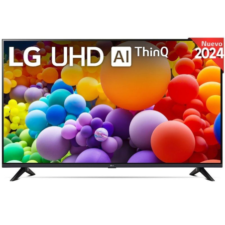h243 pulgadas TV LG UHD 4K serie UT73 con Smart TV WebOS24 h2divpulliColores intensos con la tecnologia LED en 4K liliSumergete
