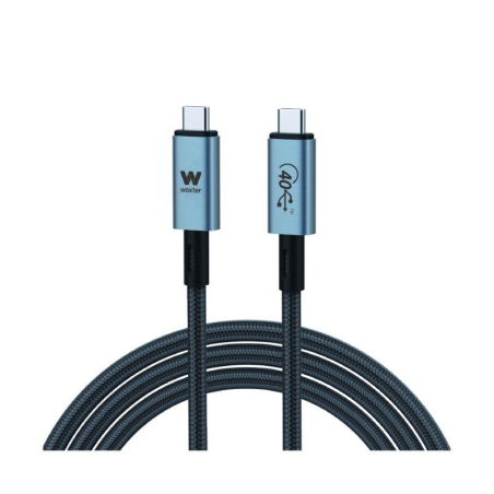 ph2WOXTER CABLE TYPE C PD31 240W 40GBPS 2M h2ul libEspecificaciones b liliCable de carga y datos transmision de alta velocidad 