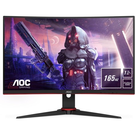 AOC Monitor Gaming C24G2AE/BK- 24" Curved 1500R, Full HD, 165Hz, 1Ms Negro