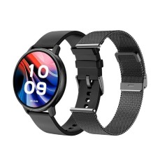 ph2SPC SMARTEE DUO CLASSIC h2brSmartwatch con pantalla AMOLED de 1438221 2 correas intercambiables de metal y silicona 100 modo