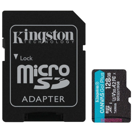 h2Kingston microSDXC Canvas Go Plus 128GB h2divLas tarjetas microSD Canvas Go Plus de Kingston han sido disenadas para los aven