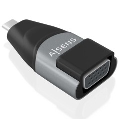 h2AISENS ADAPTADOR CONVERSOR ALUMINIO USB C A VGA USB C M HDB15 H GRIS h2pbr ph2Especificaciones h2pulliConversor con carcasa d