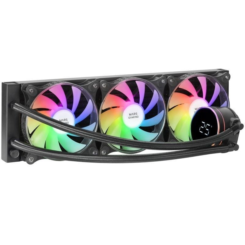 Sistema de refrigeración líquida mars gaming ml-lcd360/ negro Sistema de refrigeración líquida mars gaming ml-lcd360/ negro