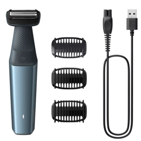ph2Bodygroom Series 3000 h2pRecortador corporal e intimo impermeable ph2Tecnologia de seguimiento de contornos 2D con proteccio