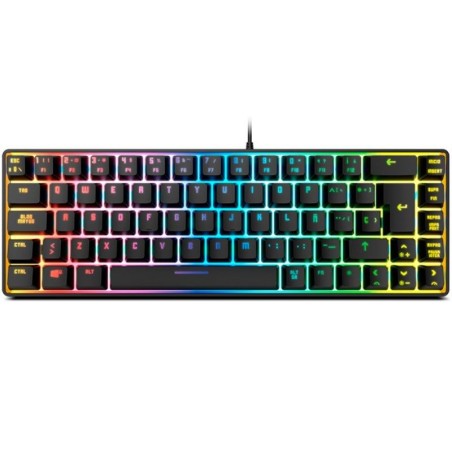 h2Kalista h2pRGB Gaming Mini Keyboard ppKrom Kalista es un compacto teclado gamer de membrana perfecto para aquellos que quiere