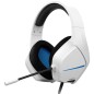 Auriculares gaming con micrófono krom kopa move/ jack 3.5/ blancos Auriculares gaming con micrófono krom kopa move/ jack 3.5/ blancos