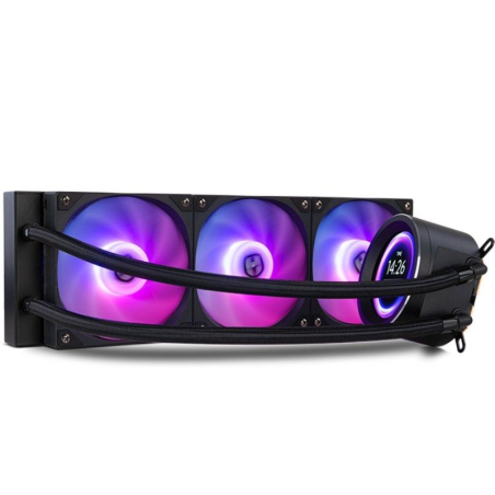 h2X 360 LCD Negro h2divLCD 360MM LIQUID COOLING SYSTEMbr divdivHummer X 360 LCD es un kit de refrigeracion liquida all in one f