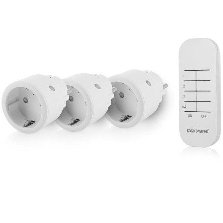 h2Smartwares SH4 99578 Juego de interruptor inalambrico h2divpCon el juego de interruptores inalambricos Smartwares SH4 99578 p