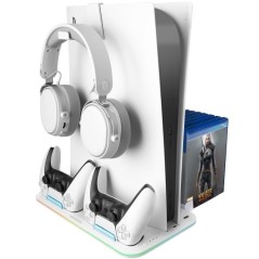 ph2SOPORTE MULTIFUNCIoN RGB PARA PS5 MPS5 B2 h2pEl soporte para PS5 MPS5 B2 es el accesorio de juego todo en uno perfecto Combi