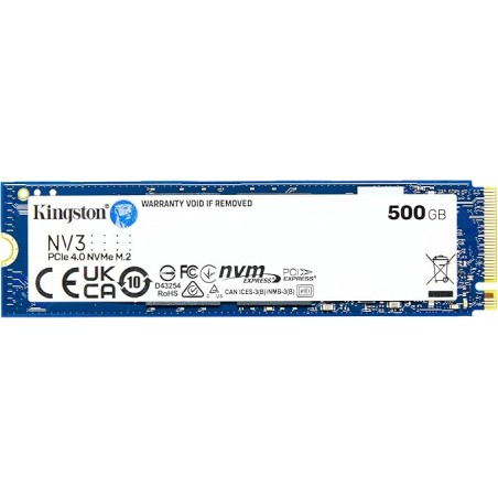 Kingston NV3 Disco SSD 500GB M.2 2280 PCIe NVMe