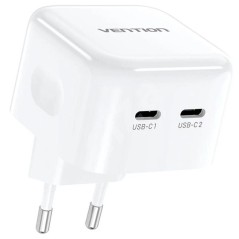 h2Cargador Vention USB CUSB C GaN 35W 35W color blanco h2divbr divh2Especificaciones h2divpullibConectividad b liliInterfazes l