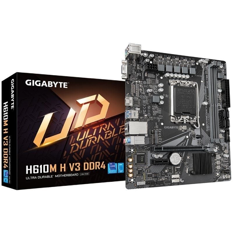 Placa Base Gigabyte h610m h v3 DDR4 Socket 1700 Micro-ATX