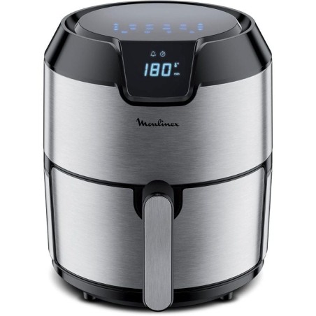h2Easy Fry Deluxe Freidora de aire 42L Digital Inox h2pFreidora de aire sin aceite 16 funciones 8 programas ahorro energetico A