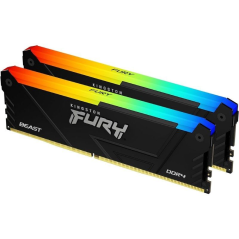 h2Kingston FURY Beast RGB 2 x 8GB h2divpKingston FURY KF432C16BB2AK2 16 es un kit de dos modulos de memoria DDR4 3200 CL16 SDRA