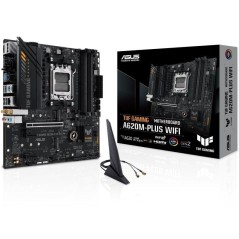 h2TUF GAMING A620M PLUS WIFI h2divpMotherboard AMD A620 Ryzen AM5 micro ATX con DDR5 PCIe 40 dos puertos M2 2 x DisplayPort HDM