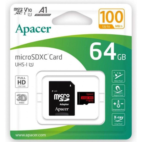 ph2span style background color initial Tarjeta de Memoria Apacer 64GB XC UHS span h2pspan style background color initial Tarjet