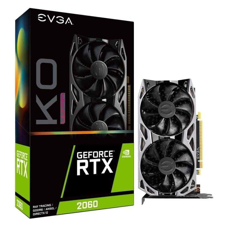 Tarjeta Gráfica evga geforce rtx 2060 ko ultra gaming/ 6gb gddr6