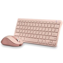 ph2FANTASY KIT PINK h2p ppKIT SILENCIOSO DE TECLADO Y RAToN MULTIFUNCIoN RECARGABLE CON 12 TECLAS MULTIMEDIA pullistrongTECLADO