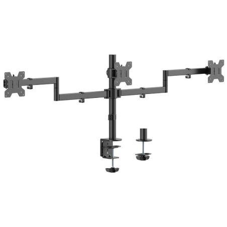 h2Soporte para 3 Monitores Aisens DT27TSR 281 h2h2Especificaciones h2p pulliSoporte de mesa eco giratorio e inclinable para 3 m