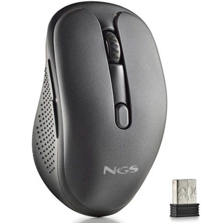 h2Raton Inalambrico NGS Evo Spook h2pRaton recargable con conexion inalambrica multimodo 24 GHz Bluetooth 50 Bluetooth 51 Te pe