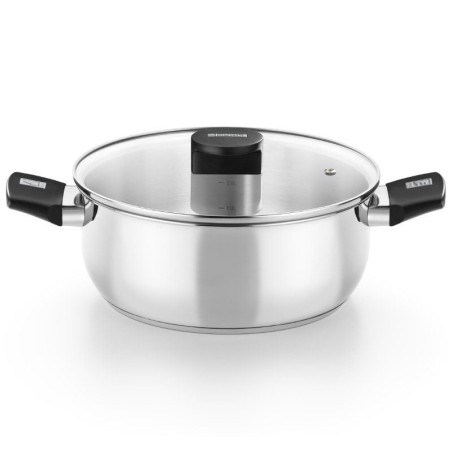 ph2Elite Acero Inox 18 10 h2pBATERiA ACERO INOXIDABLE ppPARA TODO TIPO DE COCINAS ppASAS DE BAQUELITA Y TAPA DE VIDRIO pulliAce