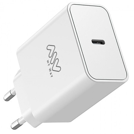 h2Myway Tipo C PD 45W blanco h2divpEstas buscando un cargador de pared de alta calidad y rendimiento para tus dispositivos con 
