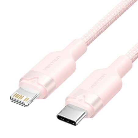 ph2Especificaciones h2ulliColor Rosa liliInterfaz USB C nbspLightning liliMaterial Aluminio trenzado PVC liliOD 38mm liliVeloci