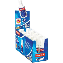 h2BIC Tipp Ex liquido blanco corrector Paquete de 10 h2divLiquido blanco corrector de escritura Paquete de 10 botellas de 20ml 