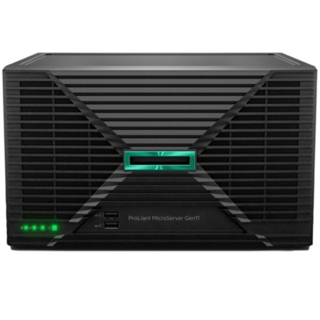 h2Servidor HPE ProLiant MicroServer Gen11 E 2414 26 GHz 4 nucleos 1P 16 GB U VROC 4 LFF NHP fuente externa de 180 W h2pHPE ProL