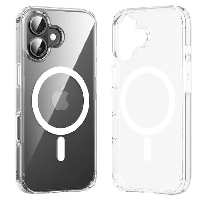 Funda dura con magsafe vention kugt0-10/ compatible con iphone 16/ transparente Funda dura con magsafe vention kugt0-10/ compatible con iphone 16/ transparente