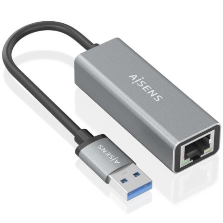 h2Adaptador USB 30 Aisens A106 0897 h2pLa solucion mas rapida de USB 30 a Gigabit ethernet que garantiza gran velocidad de tran