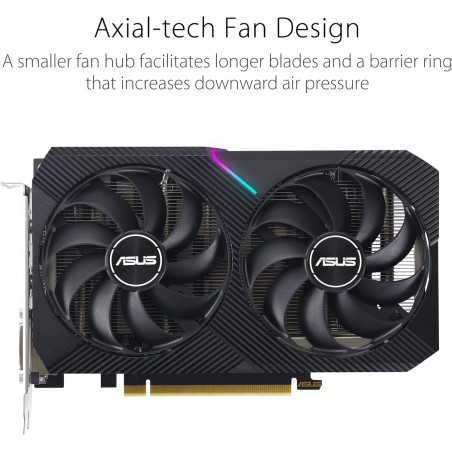Asus Dual NVIDIA GeForce RTX 3050 V2 OC Edition Tarjeta Gráfica Gaming 8GB GDDR6