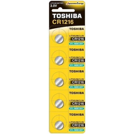 h2Pack de 5 Pilas de Boton Toshiba CR1216 h2pUna amplia gama de productos de pilas alcalinas de boton enfocada a las necesidade