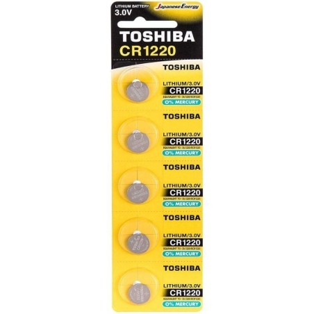 h2Pack de 5 Pilas de Boton Toshiba CR1220 h2pUna amplia gama de productos de pilas alcalinas de boton enfocada a las necesidade