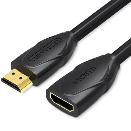ph2Vention Cable Alargador Hdmi Negro h2pCable HDMI 14 Tipo de conector HDMI macho A HDMI hembra A p p