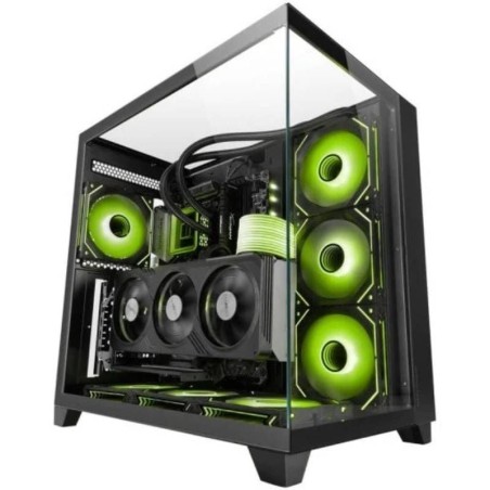 ph2Caja Gaming MC 3C h2pLa caja MC 3C combina un diseno impactante con el maximo rendimiento Su vista panoramica 3D con triple 