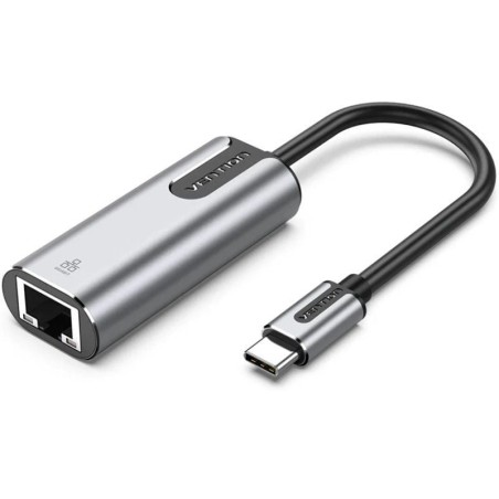 ph2Adaptador VENTION CFNHB USB C a Gigabit Ethernet 1 Gbps tipo aleacion de aluminio h2pulliEl adaptador USB C a Gigabit Ethern