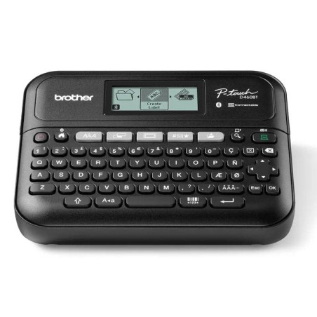 ph2PT D460BTVP h2Rotuladora electronica de sobremesa con pantalla a color teclado y conexion a PC y movilbrbrul libGeneral P to