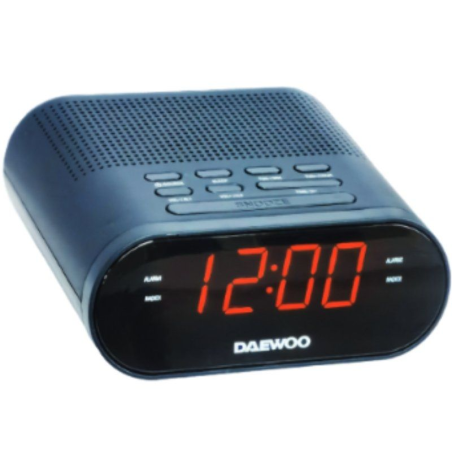 h2Despertador Daewoo DW1218 h2h2Especificaciones h2divpulliAM FM liliPantalla LED 098221 liliSalida para auricular jacknbspspan