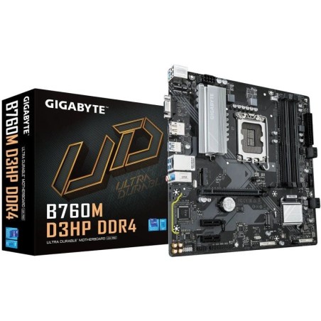 h2B760M D3HP DDR4 h2divpulliAdmite procesadores Intel Core 14º 13º y 12º liliRendimiento incomparable solucion VRM digital h