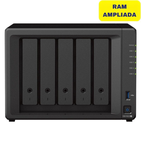 p ph2DiskStation DS1522 h2pConcentrador de datos versatil para el hogar y la oficina ph2Administracion de datos flexible para h