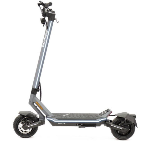 ph2Descubre el patinete electrico Homologado SmartGyro Raptor EVO h2pGracias a su doble suspension delantera y trasera por elas