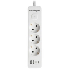 ph2EN 3100 REGLETA USB 7 EN 1 h2h2Especificaciones h2pulli3 enchufes VDE con toma de tierra 2 conexiones USB A y 2 USB C liliPo