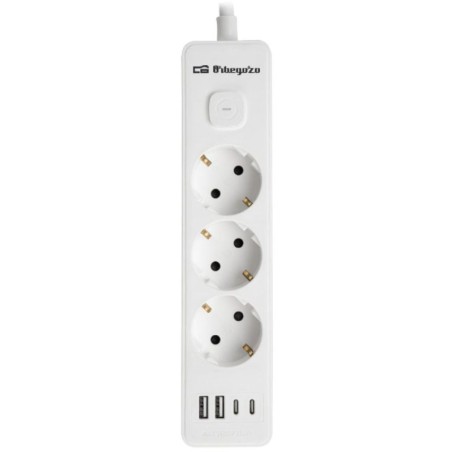 ph2EN 3100 REGLETA USB 7 EN 1 h2h2Especificaciones h2pulli3 enchufes VDE con toma de tierra 2 conexiones USB A y 2 USB C liliPo