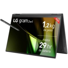 h2LG gram 2 en 1 de 14 pulgadas Laptotp Ligeronbsp h2pcon Pantalla tactil y 16GB RAM Intel Core Ultra 7 Windows 11br pph2Hasta 