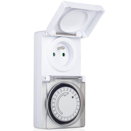 h2Smartwares 1004751 Enchufe temporizado de exterior TM116B h2divpEste temporizador se puede utilizar para encender o apagar la