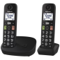 Teléfono inalámbrico panasonic kx-tgu112exb/ pack duo/ negro Teléfono inalámbrico panasonic kx-tgu112exb/ pack duo/ negro